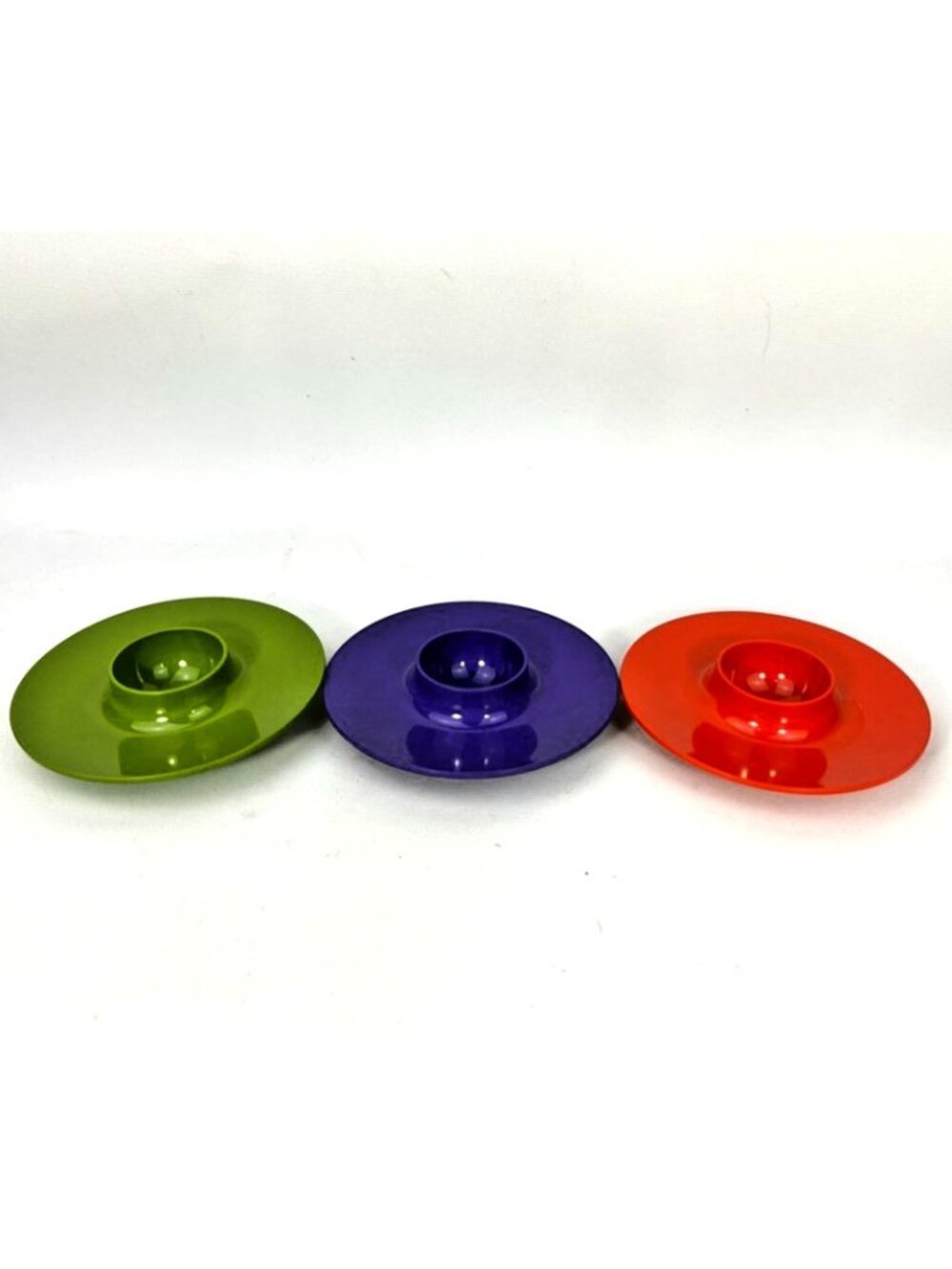 1960s-1970s  Set of 3 Danish Egg Cups Melamine Mepal "Style Copenhagen" Line